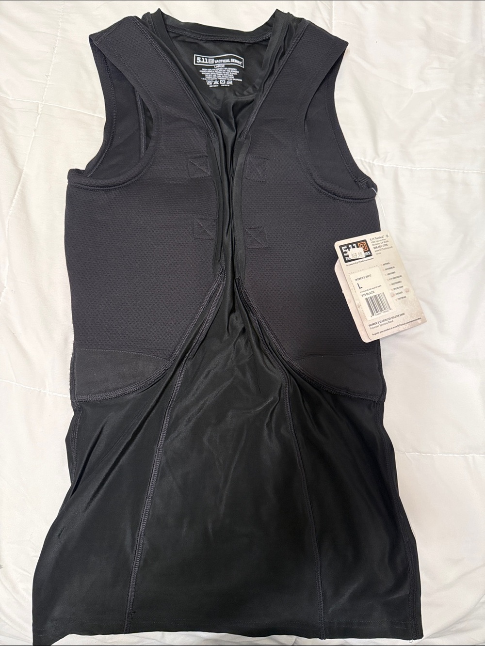5.11 Tactical Black Sleeveless Compression Layering Vest